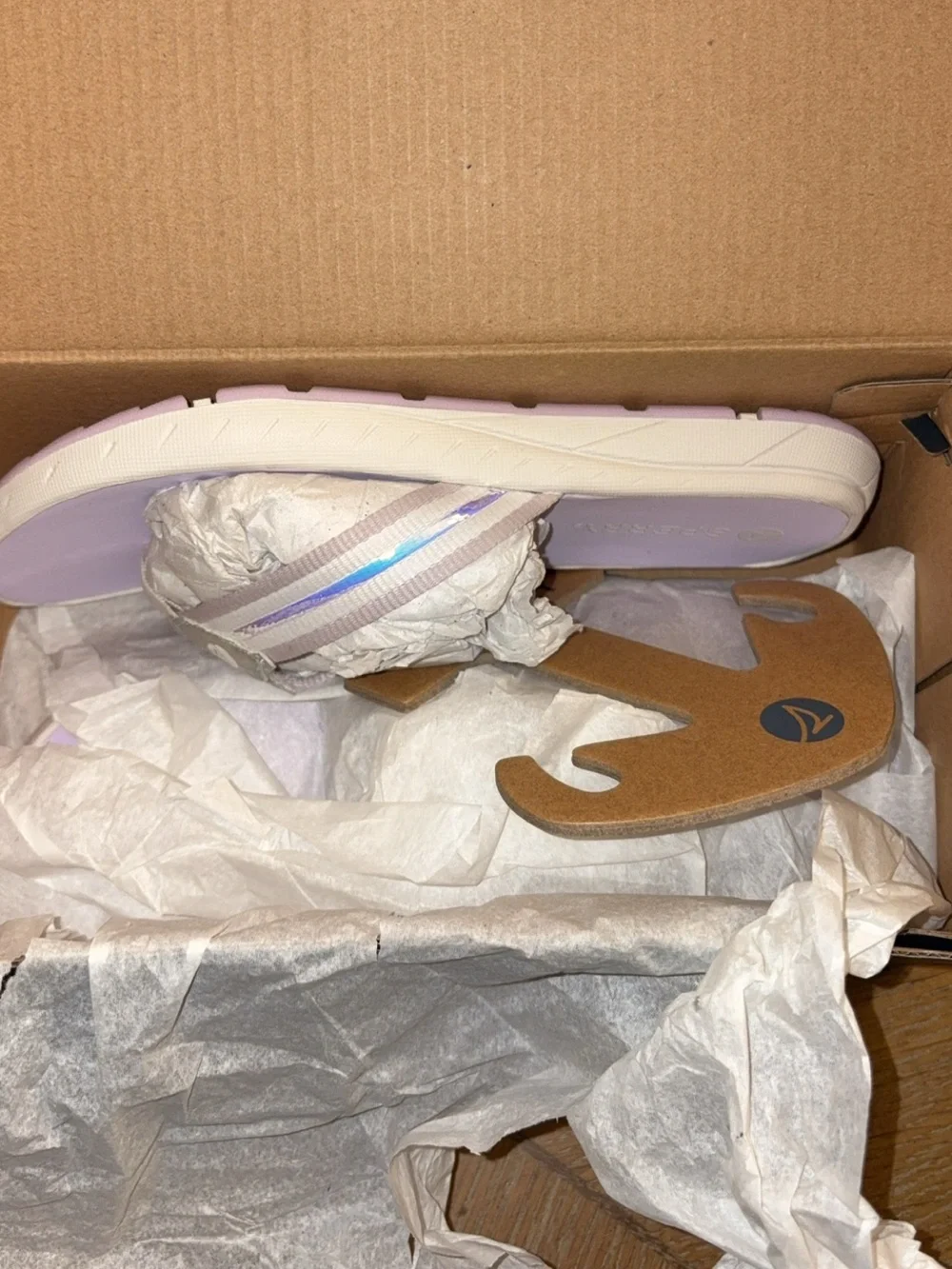 Sperry Lavender Comfort Flip Flop